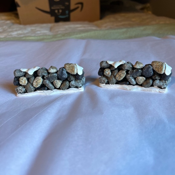 Set of 2 stone walls for holiday village - Picture 7 of 9